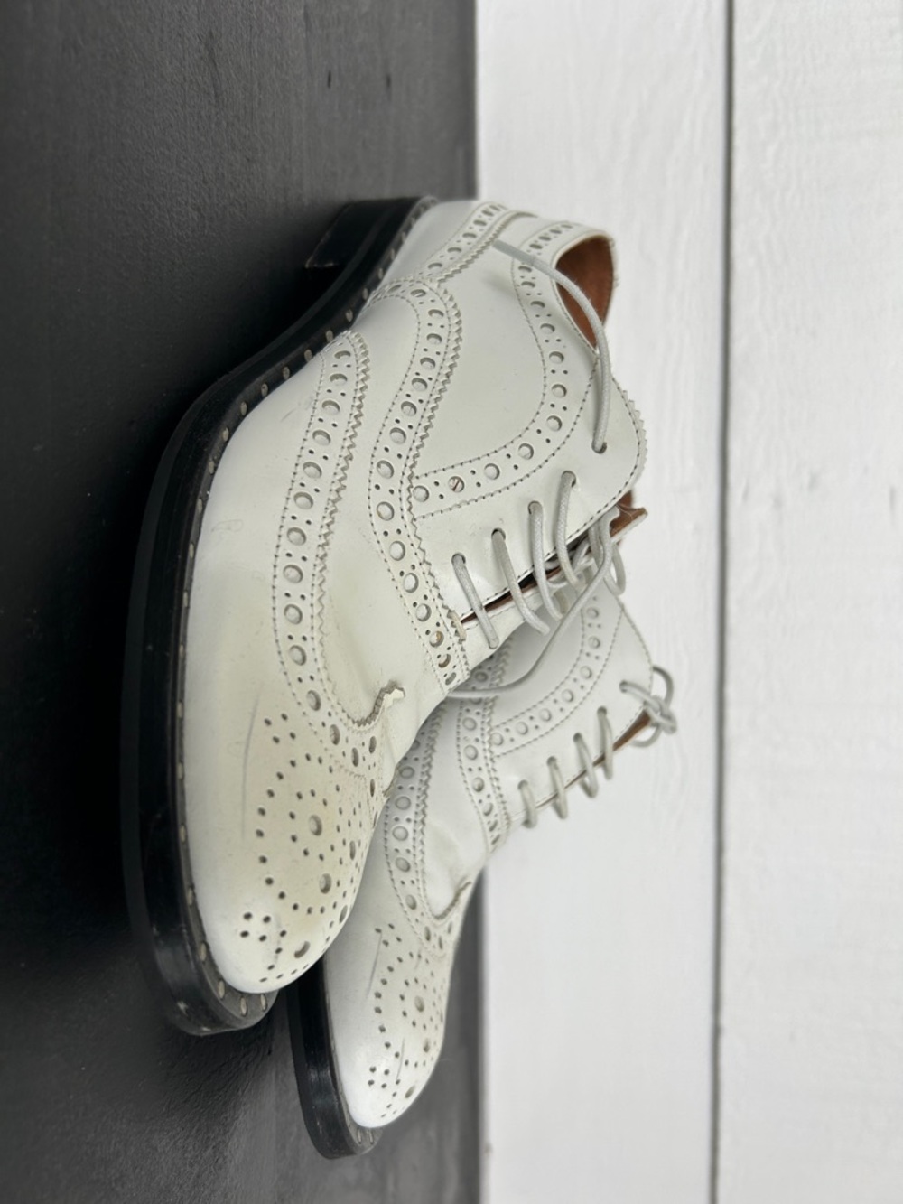 Church's White Wingtip Brogues